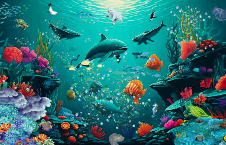 AI-generated: Marine Species